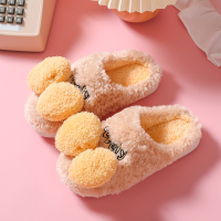 Ideamini可爱情侣包头棉拖女居家室内厚底防滑保暖拖鞋卡通公主宿舍棉拖鞋