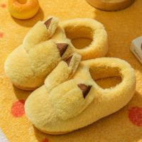 Ideamini儿童棉拖鞋女童秋家居鞋小孩小中大童包跟室内宝宝棉鞋男童季