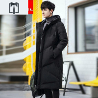 NEW LAKE冬季加厚中长款棉衣男过膝加大码羽绒棉大衣韩版潮流保暖棉袄外套