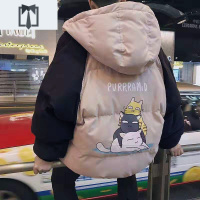 NEW LAKE新款男士棉衣连帽外套冬季棉服学生面包服装韩版宽松潮流羽绒棉服