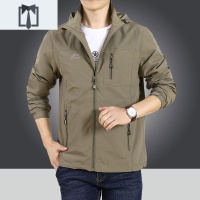 NEW LAKE男士外套夹克中青年户外运动休闲宽松大码登山加绒厚棉衣男