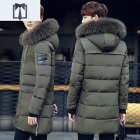NEW LAKE[品质男装]羽绒棉服男冬季棉衣男青年加厚中长款男士棉袄男外套