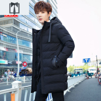 NEW LAKE冬季大码棉衣男中长款保暖棉袄羽绒棉青年学生外套军大衣加厚棉服