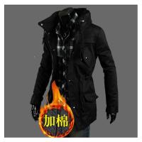 NEW LAKE新款军款风衣男秋冬大码男士韩版修身中长款军式风衣夹克外套上衣风衣