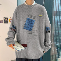 NEW LAKE胖胖哥毛衣男士潮流秋冬季加厚港风大码针织衫宽松休闲日系情侣装毛衣