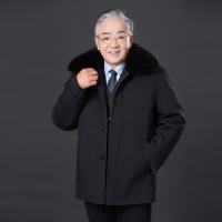 NEW LAKE领老人羽绒服男60-70-80岁爷爷装冬装加厚大码中老年人鸭绒服羽绒服