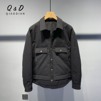 NEW LAKE乔典Z秋冬宽松百搭时尚贴袋保暖外套街头时尚休闲男士潮流羽绒服羽绒服