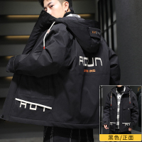 NEW LAKE羽绒服男士2020年冬季新款轻薄潮流保暖工装潮牌帅气短款加厚外套羽绒服