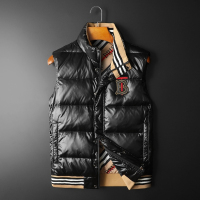 NEW LAKE欧洲站轻奢高端男装欧货潮牌2020冬季新款个性亮面羽绒马甲羽绒服