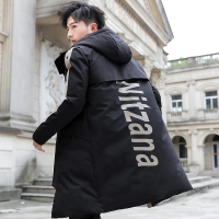 NEW LAKE冬季外套男2020新款中长款派克羽绒棉服潮流牌冬装青少年学生帅气羽绒服