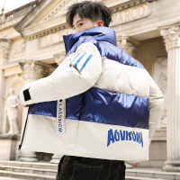 NEW LAKE男士羽绒服韩版潮流帅气2020新款潮牌宽松短款冬季保暖外套上衣服羽绒服