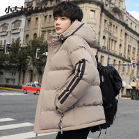 NEW LAKE羽绒服2020年新款男士短款潮流冬季工装学生帅气外套保暖加厚韩版羽绒服