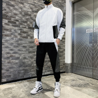 NEW LAKE卫衣男秋季运动套装搭配帅气男士外套成熟稳重休闲男装两件套秋冬卫衣