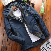 NEW LAKE艾喜博户外夹克男士风衣外套加厚保暖秋冬新款防水运动登山夹克