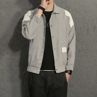 NEW LAKE男士冬季加厚休闲外套男潮秋冬韩版潮流百搭衣服夹克男装2020新款夹克