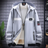 NEW LAKE男士外套加绒加厚工装夹克男秋冬季潮流韩版休闲褂子冬装保暖衣服夹克