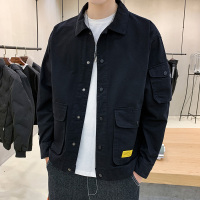 NEW LAKE男士休闲衣服春秋外套男秋季韩版潮流工装夹克男2020新款男装秋装夹克