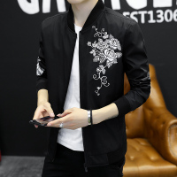 NEW LAKE男士外套春季2018新款韩版潮流修身帅气春秋棒球衣服薄夹克男春装夹克