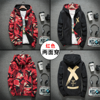 NEW LAKE两面穿秋冬季外套男春秋款韩版潮流2020新款学生男生夹克褂子棉衣夹克