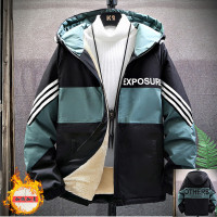 NEW LAKE秋冬季加绒加厚外套男潮流帅气韩版初中学生百搭休闲宽松工装夹克夹克