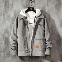 NEW LAKE男士外套2020新款韩版潮流飞行员夹克秋冬痞帅灯芯绒牛仔棒球衣服夹克