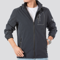 NEW LAKE秋冬新款户外登山防风防水外套男士潮流运动休闲夹克速干男夹克