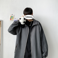 NEW LAKE原宿风外套男春秋韩版潮流痞帅百搭运动衣服港风秋季帅气炸街夹克夹克