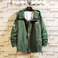 NEW LAKE2020春装新款炫酷渐变色夹克男潮牌加肥大码宽松胖子潮流运动外套夹克