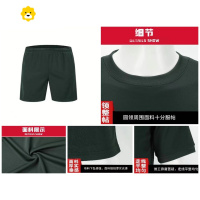 FISH BASKET新品体能服训练服短袖季套装作训体能服短袖运动速干上衣t恤男