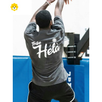FISH BASKET欧文Hela潮牌美式宽松速干短袖男篮球运动训练投篮服透气半袖T恤