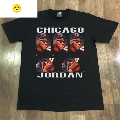 FISH BASKET芝加哥230克oversize宽松落肩篮球运动短袖T恤
