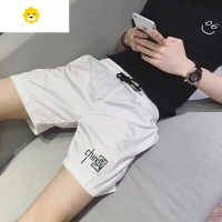 FISH BASKET速干短裤男季潮牌休闲沙滩裤精小伙半截裤四分潮流外穿中裤薄