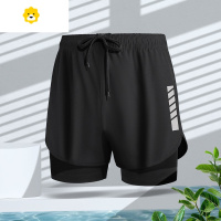 FISH BASKET季新款短裤骑行马拉松速干健身游泳冰丝防尴尬泳裤男士男生高弹