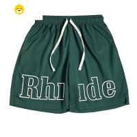 FISH BASKETrhude运动短裤男季美式四分三条杠速干休闲跑步健身宽松篮球裤
