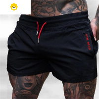 FISH BASKET季运动健身短裤男三分裤薄款速干肌肉弹力兄弟训练深蹲宽松跑步