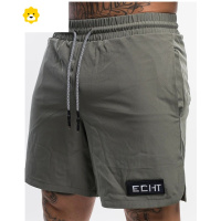 FISH BASKET季健身国际运动裤男短裤五分裤中裤肌肉型弹力深蹲速干透气大码