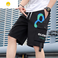 FISH BASKET季薄款短裤12男孩13青少年14初高中学生15岁大童16外穿五分裤子