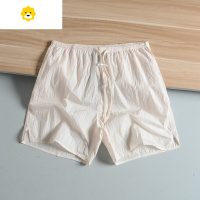 FISH BASKET东丽超薄金属尼龙速干透气防泼水男士休闲裤子季7英寸短裤