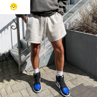 FISH BASKET肌肉健身训练美式三分短裤男篮球裤棉潮牌运动宽松透气吸湿四分裤