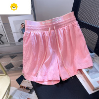 FISH BASKET美式甜辣小个子冰丝速干阔腿短裤男女薄款高腰休闲运动a字热裤