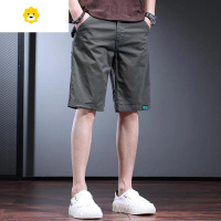 FISH BASKET多袋拼接休闲短裤男季潮牌高端工装中裤男5分马裤直筒五分裤子