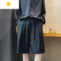 FISH BASKET那不勒斯西装短裤男季高级感西裤垂坠感冰丝裤子日系直筒五分裤