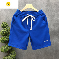 FISH BASKET流行克莱因蓝休闲短裤男款潮牌五分裤2023季新款男士宽松五分裤