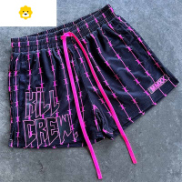 FISH BASKET季潮牌美式三分裤男篮球训练速干透气运动小短裤复古假两件球裤