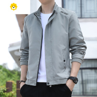 FISH BASKET季男士薄款外套男2024新款立领夹克衫潮流百搭休闲风衣褂子男