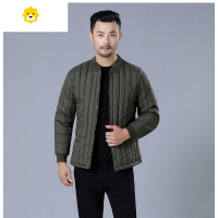FISH BASKET换季中老年男士爸爸贴身内穿羽绒棉服小棉衣宽松加厚外套