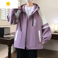 FISH BASKET2024新款季青少年加绒外套男高中初中学生衣大童装夹克