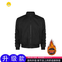 FISH BASKETgtal美式教练夹克棉服男季三防p暖短款工装外套痞帅飞行棉衣