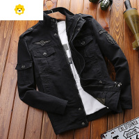 FISH BASKET飞行员夹克男棒球服 复古男装军绿外套男士工装季休闲MA1