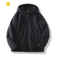 FISH BASKET牛货450g摇粒绒仿羊羔绒防风p暖男户外休闲连帽夹克外套棉衣